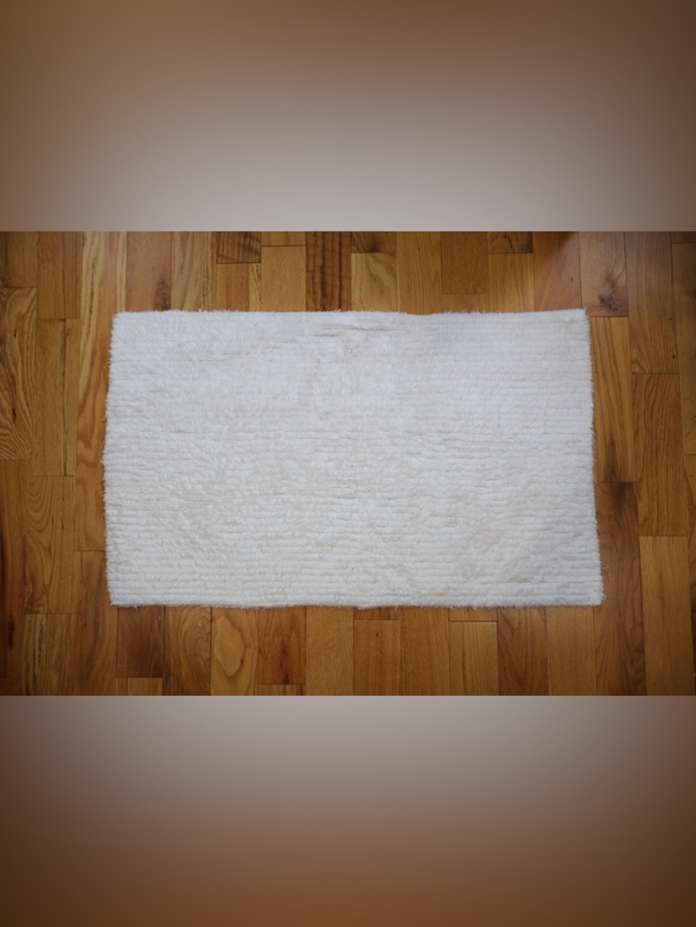 Plush White Bath Mat - Never Used